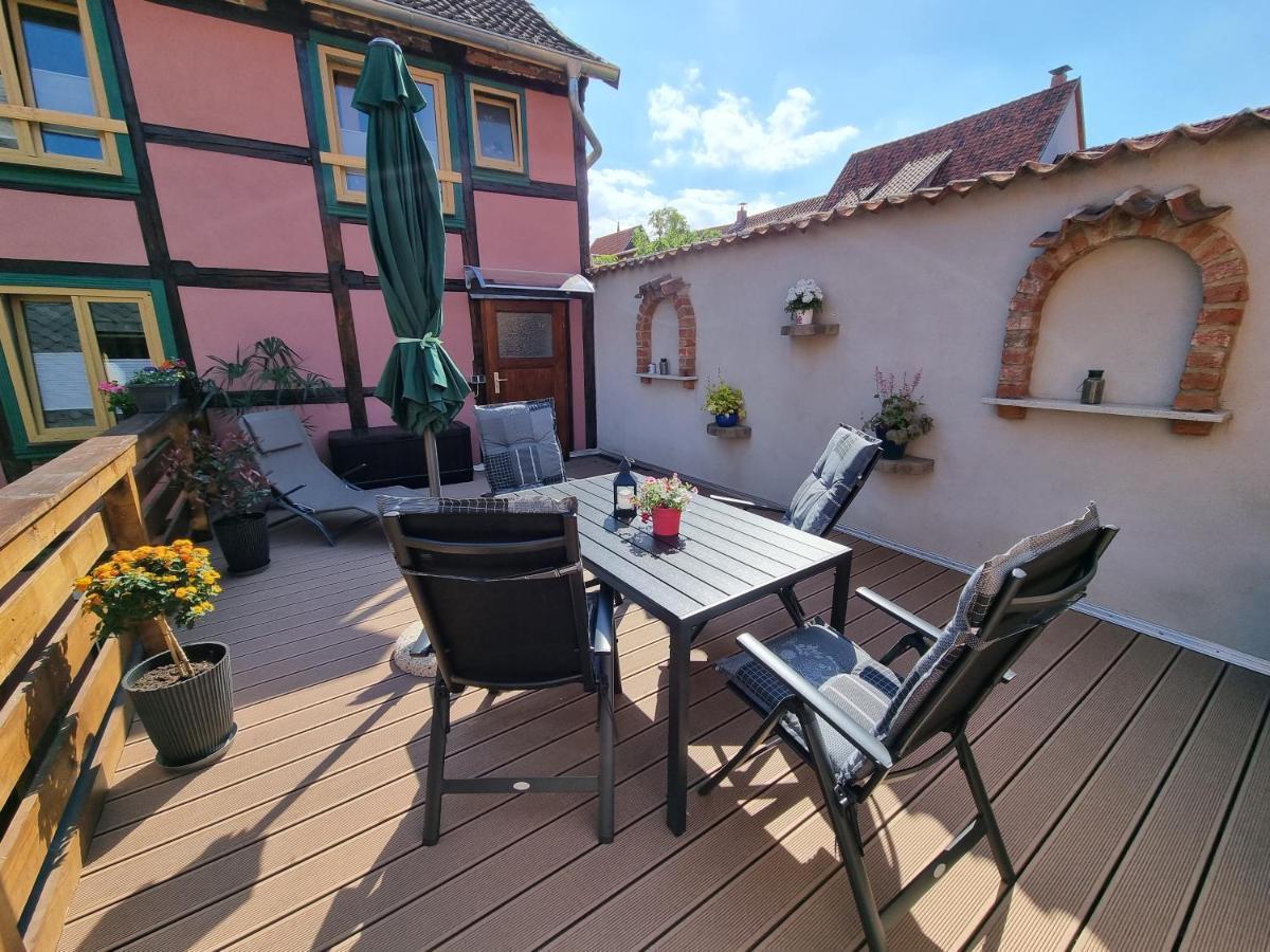 Ferienwohnung Goldstr.7 Кведлинбург Экстерьер фото
