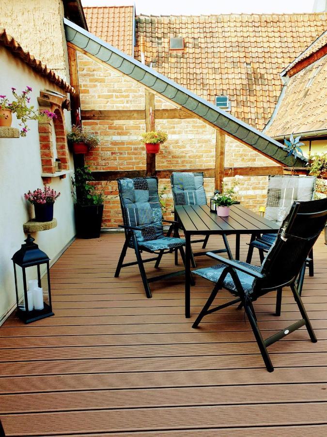 Ferienwohnung Goldstr.7 Кведлинбург Экстерьер фото